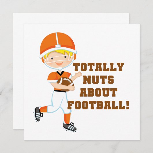 Totally Nuts About Football (Front/Back)