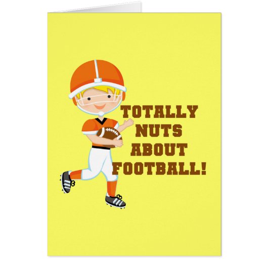Totally Nuts About Football Cards (Front)