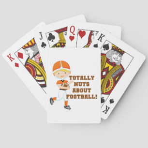 Totally Nuts About Football Poker Cards
