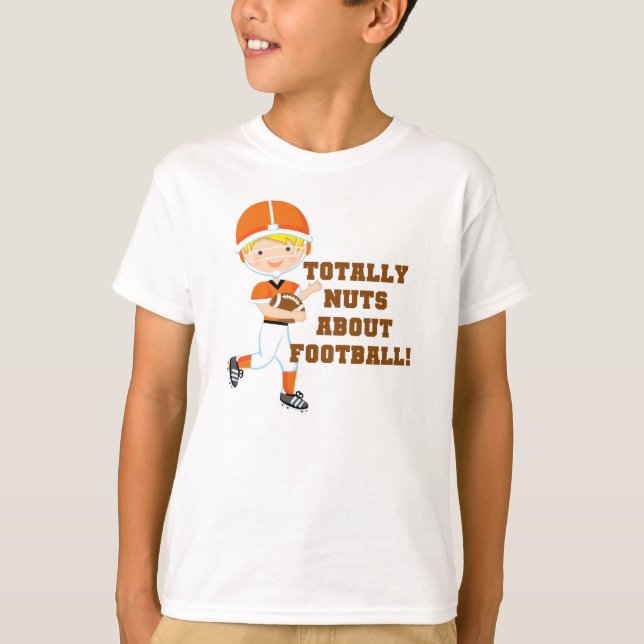 Totally Nuts About Football T-Shirt (Front)