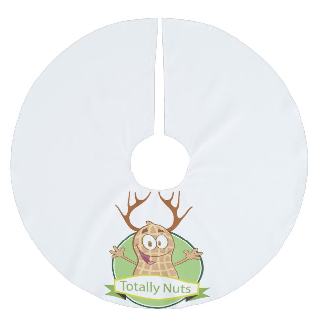 Totally Nuts! Brushed Polyester Tree Skirt (Front)