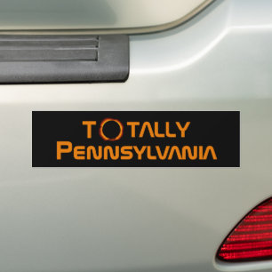 Totally Pennsylvania 2024 Solar Eclipse Bumper Sticker