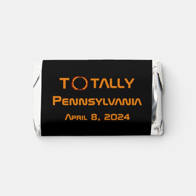 Totally Pennsylvania 2024 Solar Eclipse  Hershey's Miniatures (Front)