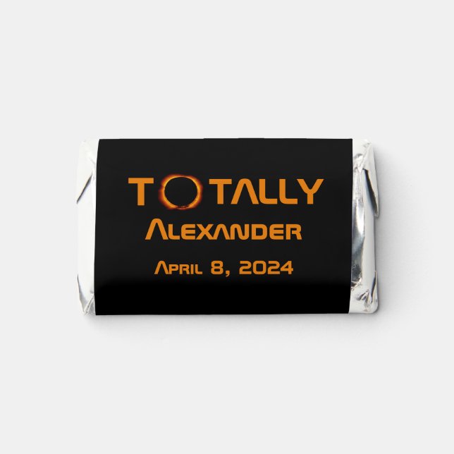 Totally Personal 2024 Solar Eclipse  Hershey's Miniatures (Front)