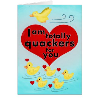 Totally Quackers Card