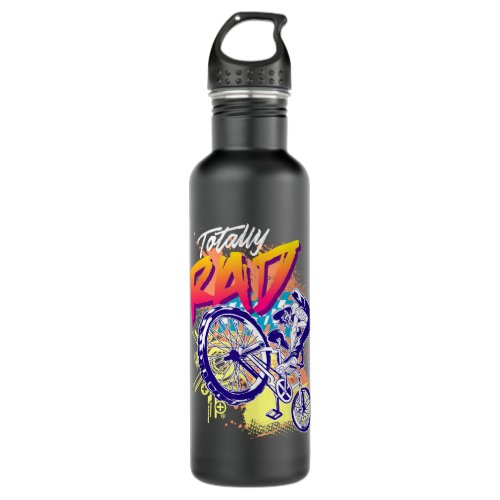 Totally Rad 80s BMX Stainless Steel Water Bottle