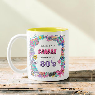 Totally Rad 80s fun Roller Skate Boombox Style Mug