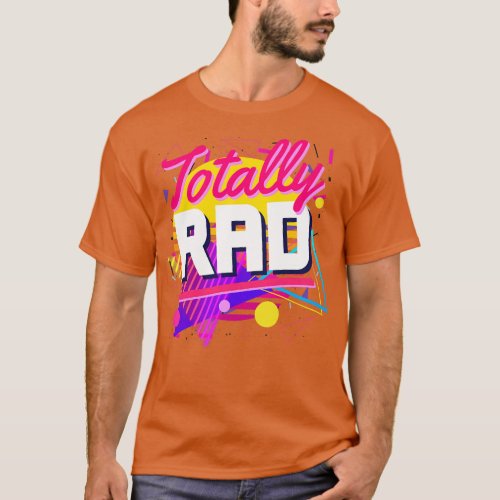 Totally Rad 80s Shapes Geometric Style Awesome Vin T_Shirt