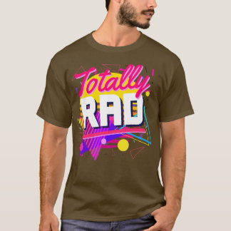 Totally Rad 80s Shapes Geometric Style Awesome Vin T-Shirt