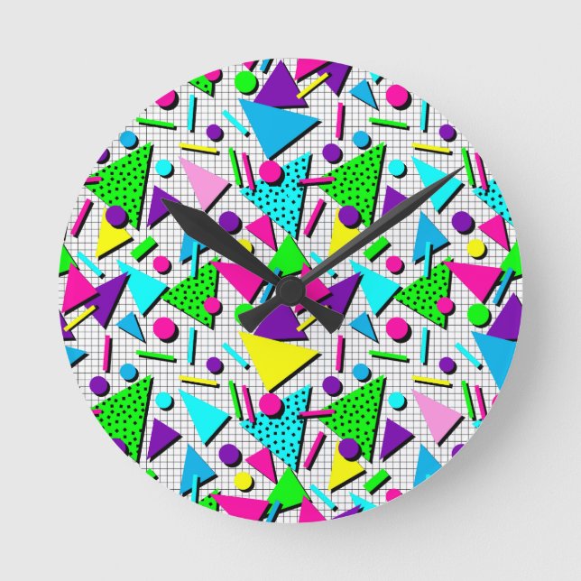 totally radical round clock (Front)