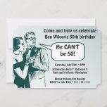 Totally Retro And Fun 50th Birthday Party Invitation at Zazzle