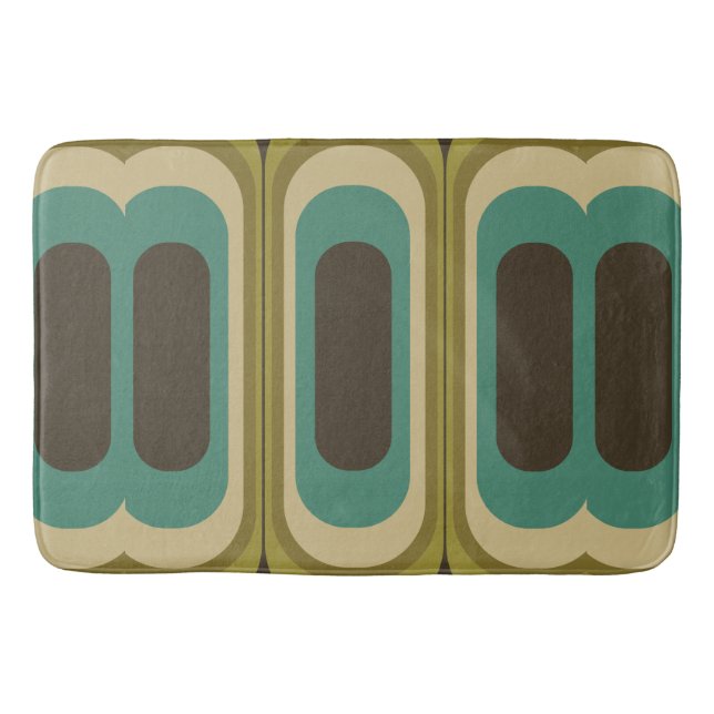 totally retro bath mat - rug (Front)