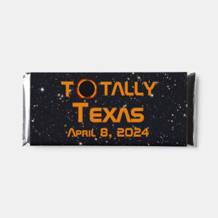 Totally Texas 2024 Solar Eclipse Hershey Bar Favors