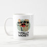 Totally Wicked Funny Sports Cricket Pun  Coffee Mug