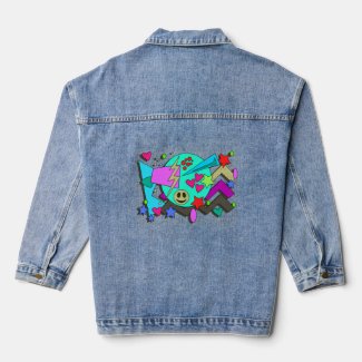 Totally Wild Cartoon 90s Flashback Comic Pattern