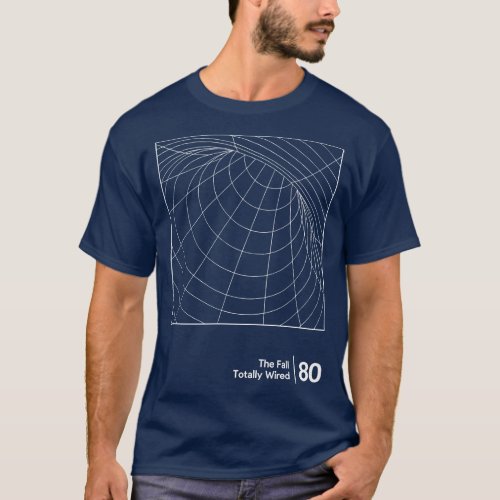 Totally Wired Minimal Style Graphic Artwork Design T_Shirt
