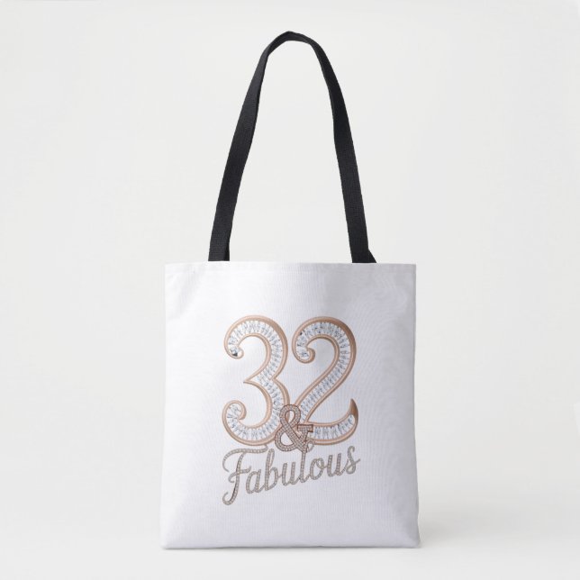 Tote - 32 & Fabulous Bag (Front)