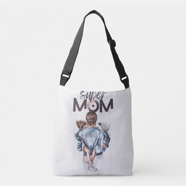 Tote Adjustable Bag - Super Mom (Front)