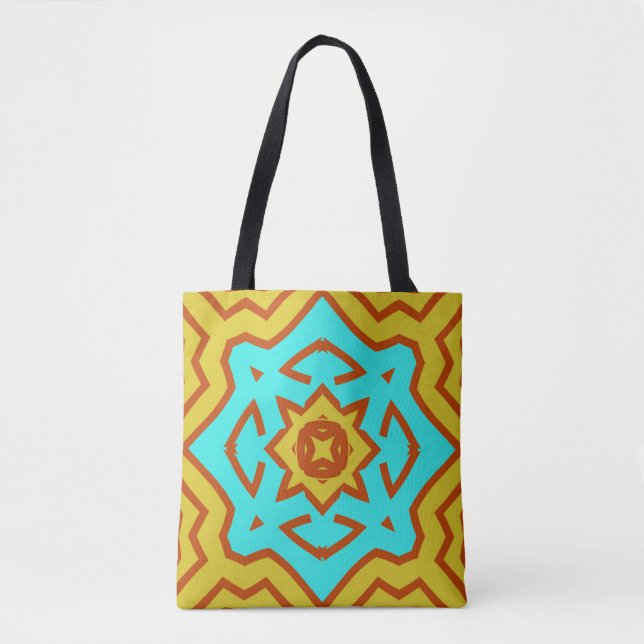 Tote Bag, A seamless elegant multicolor design Bag (Front)