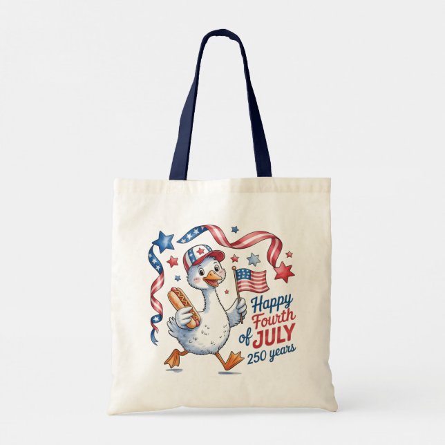 Tote Bag-American Independence Tote Bag (Back)