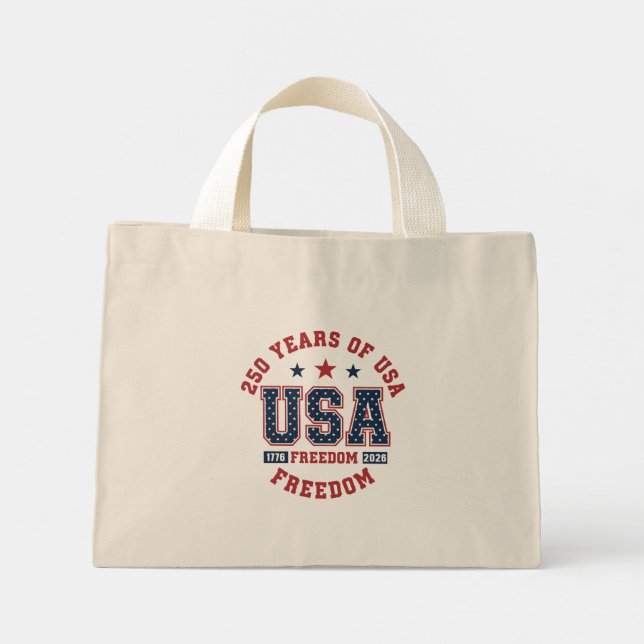 Tote Bag-American Independence Tote Bag (Back)