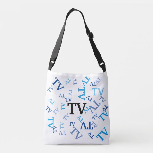 Tote Bag (ao) - Blue Initials (Back)