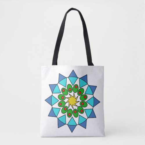 Tote Bag ao _ Colorful Mandala