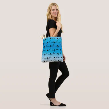 Tote Bag (ao) - Hummingbird Mosaic