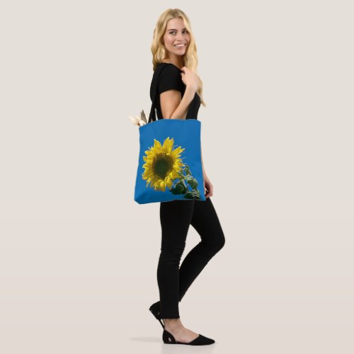 Tote Bag ao _ Large Sunflower