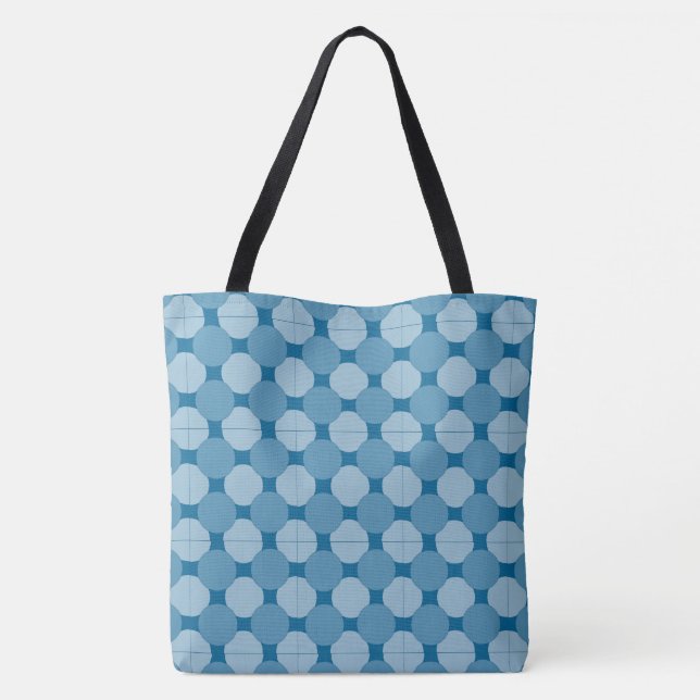 Tote Bag (ao) - Overlapping Circles (Back)