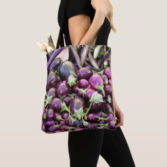 Tote Bag (ao) - Purple Vegetables