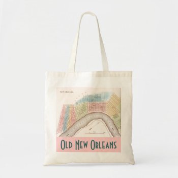 Tote Bag Bags Old New Orleans City Streets La Map by rainsplitter at Zazzle