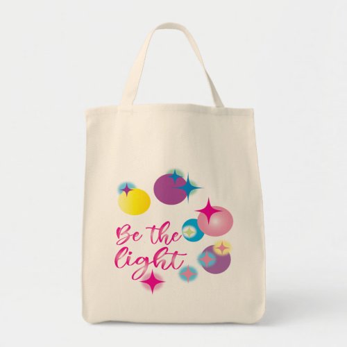 Tote bag be the light Para un toque de color 
