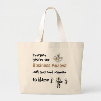 Tote bag Blame Business Analyst
