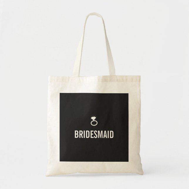 Tote Bag - Bridesmaid Ring (Bling) (Front)