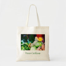 Tote Bag - Canvas Art - Caribbean Fruit