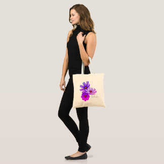 Tote Bag - cosmos flowers