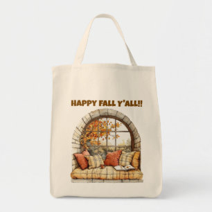 Tote Bag-Cozy Fall Tote Bag