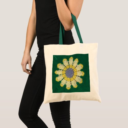 Tote Bag _ Crochet Pattern _ Daisy