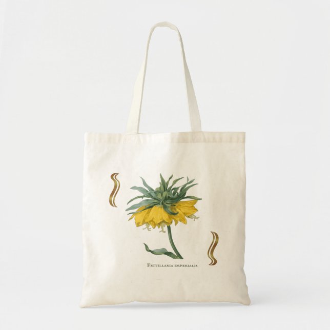 Tote bag Crown Imperial Flower (Front)