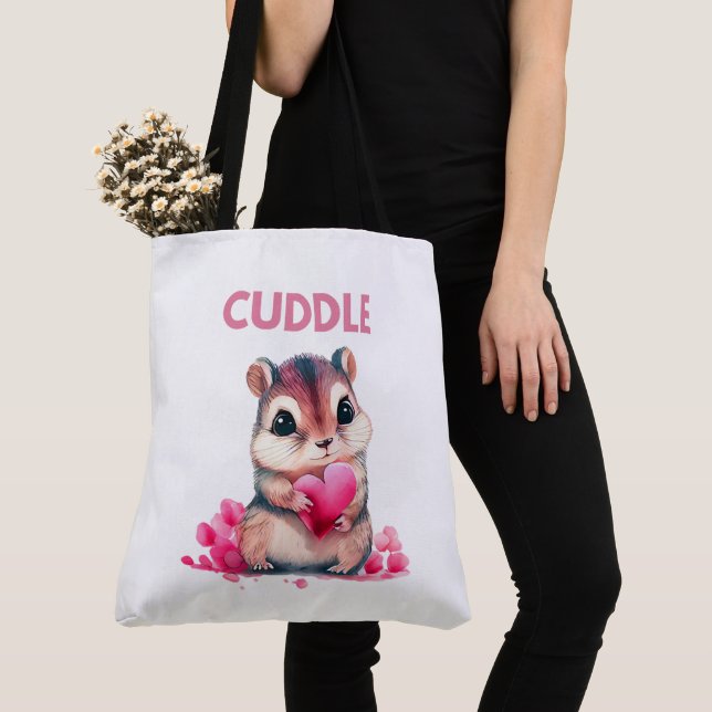 Tote Bag cuddle (Close Up)