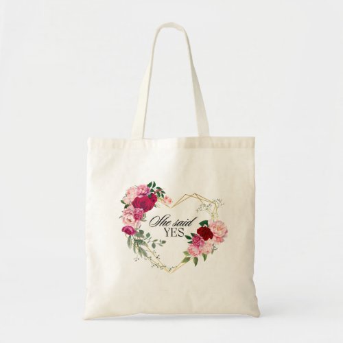 Tote bag designed specifically for a bride to be