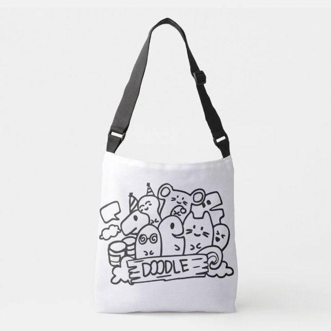 Tote bag Doodle Design (Front)