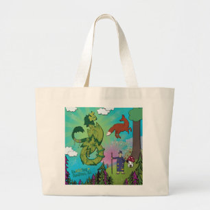 Tote Bag - Dragons in the Forest