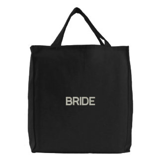 TOTE BAG EMBROIDERED --BRIDE 