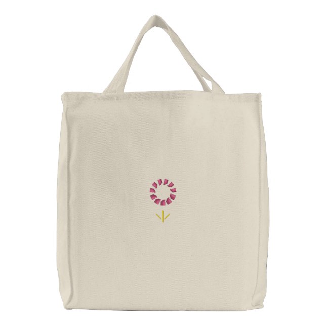 TOTE BAG EMBROIDERED WOMEN'S STYLE AND DESIGN (Front)