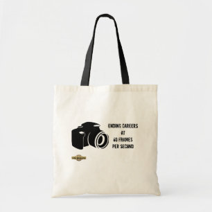 Tote bag "ending careers 60 frames per sec"