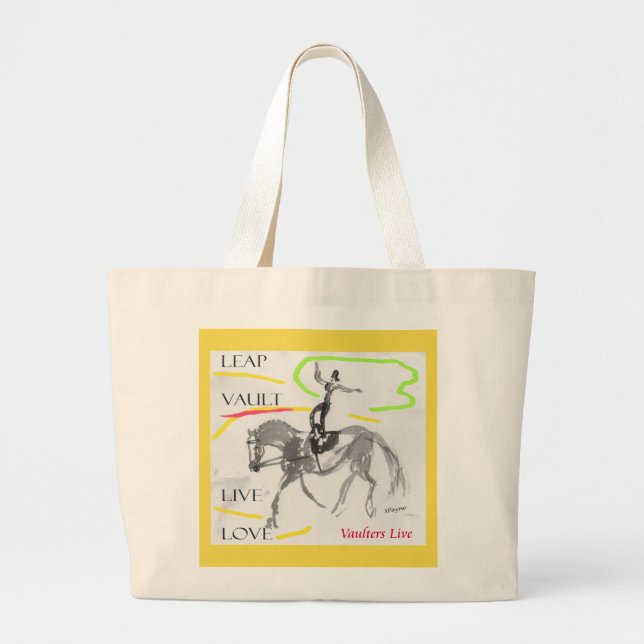 Tote Bag Equestrian Vaulter (Front)
