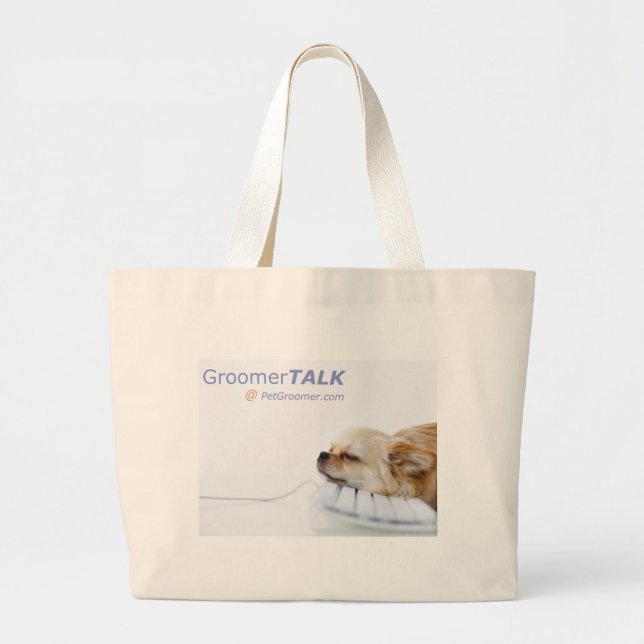 Tote Bag GroomerTALK @ PetGroomer.com (Front)