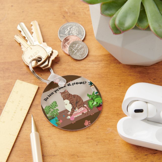 Tote Bag, Grumpy Cat Keychain (Desk)